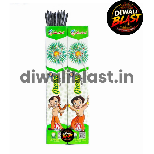 15cm Green Sparklers (10 pcs)