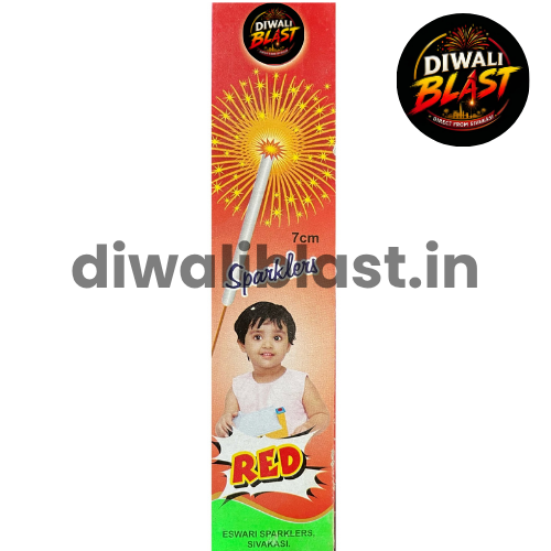 7cm Red Sparklers (10 pcs)